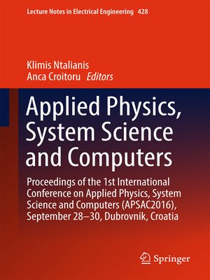 cover image of Applied Physics, System Science and Computers